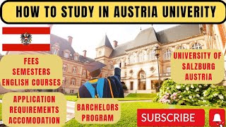 STUDY IN AUSTRIA UNIVERSITY | BACHELORS DEGREE PROGRAM #austria #austria #internationalstudent