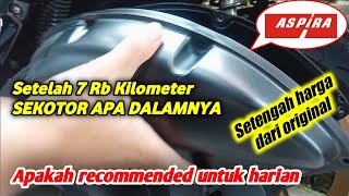 Jangan dianggap murahan. Bagaimana kondisi filter ini sekarang? Pakai filter aspira selama 7Rb Km.