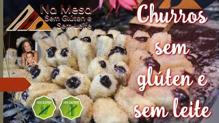 CHURROS SEM GLÚTEN E SEM LEITE - CHURROS COM RECHEIO DE CHOCOLATE, SEM GLÚTEN E SEM LEITE - SGSL