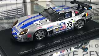 Spark 1/43 Jelinski/Bertaggia/Unser Corvette Callaway #73 ‘Callaway Competition’ 9th Le Mans 1995