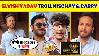 Elvish Yadav Troll Triggered Insaan 😮| Elvish Yadav Roast Carryminati & Techno Gamerz for Bigg Boss