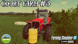 Court Farm Country Park #3 Time to get Mowing Farming Simulator 22 #fs22