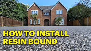 How To Install A Resin Bound Surface! Step By Step Guide.