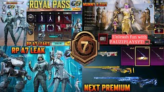 Unbelievable leaks of BGMI|Upcoming New Mummy Suit In BGMI Leaks|Royal Pass A7 1 To 100 Leaks|