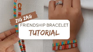 DIY Zig Zag Friendship Bracelet | Flip Flop Friendship Bracelet