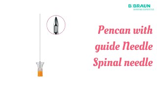 HOw to use Pancan Spinal Needles | BBraun