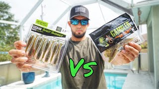 Under Water Comparison | Googan Baits Saucy Swimmer VS Gambler EZ Swimmer