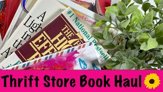 Thrift Store Finds: Book Haul Edition!