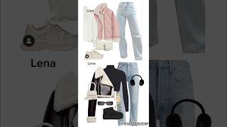 Lisa or Lena |CUTE WINTER OUTFITS! #lisaorlena #outfitideas #shortsvideo #shorts