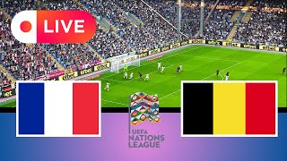 🔴 [LIVE] FRANCE VS BELGIUM | UEFA Nations League 2024 | eFootball PES 21 Simulation