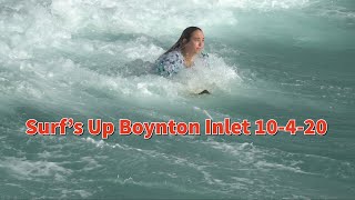 surf's up Boynton Inlet 10 4 20