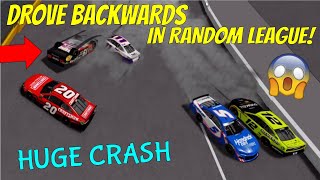 Driving BACKWARDS In a *RANDOM* League Race! (Roblox RoRacing)