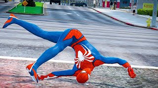 GTA 5 Spiderman (Ragdolls Moments Compilation) Ep40|Euphoria Physics,Fails,jumps Funy Moments|