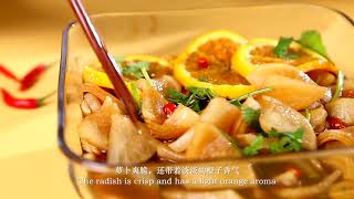 1 Minute Chinese Recipe   Radish Salad 一个萝卜凉拌，来去除秋天的干燥 #凉菜