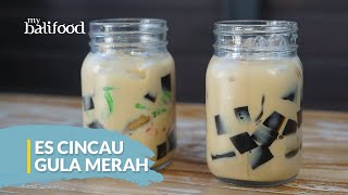 Es Cincau Gula Merah Segernya bikin Dahaga Hilang dengan Sekejap