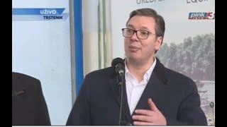 Vučić: Ovakvu ljubav prema fabrici nikad nisam video