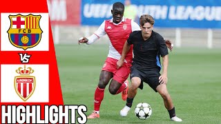 Barcelona vs Monaco | WHAT A GAME🔥| All Goals & Highlights | Youth League | 19/09/24