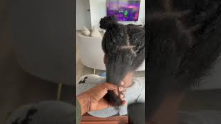 Prendre soin des cheveux avec mèches #naturalhair #hairgrowth #haircare