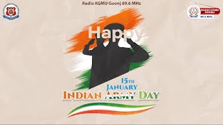 Indian Army Day 2024 | Radio KGMU Goonj 89.6 MHz