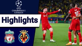 خلاصه بازی لیورپول در مقابل ویارئال- Liverpool vs Villarreal  Champions league