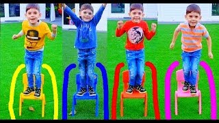 Kids Learn Colors with Chairs - Alex TubeFun