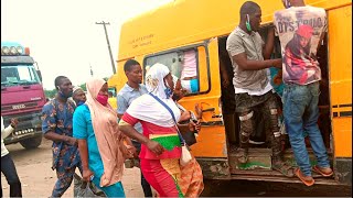 Lagos Nigeria 4k - Street Life in Largest City after a Heavy Downpour of Rain