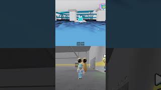 🌊UNDERWATER vs POU BARRY'S PRISON RUN JUMPSCARE! OBBY ROBLOX #shorts #short #ndepgaming #pougameplay