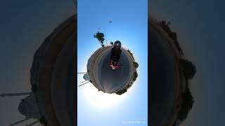 Insta 360 fish eye view. #shorts #shortfund @insta360