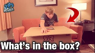 Unboxing his dream RC car! An early Christmas gift.