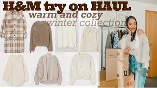 H&M HAUL (chunky jumper + cozy cardigans + extra warm knitwears and outerwear)