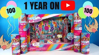 🦇PARTY TIME PLAYSET! PLUS SINGLE AND DOUBLE PARTY POP TEENIES POPPERS 🦇