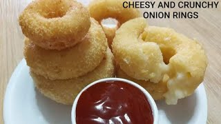 CHEESY AND CRUNCHY ONION RINGS #Nellycious food