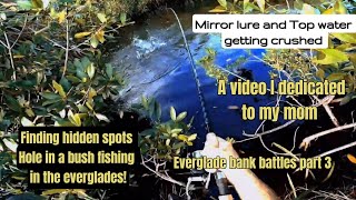 Twitch baits by Mirror lure and Badonkadonks crushed by Everglade predators - Fish holes in a bush