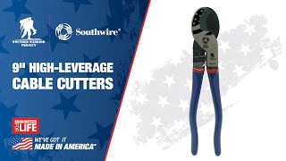 9"  High Leverage Cable Cutters CCP9D-WW Southwire® Wounded Warrior Project®