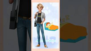 Miraculous Characters as Sleep Mod #ladybugandcatnoir #miraculousshorts #tiktok #catnoir #adrien #yt