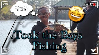 My Nephews Went Fishing For the First Time!