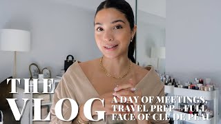 A DAY OF MEETINGS, TRAVEL PREP & FULL FACE OF CLE DE PEAU | VLOG S4:E29 | Samantha Guerrero