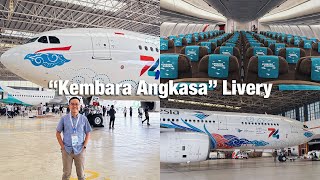 LAUNCHING PESAWAT BARU GARUDA! | Airbus A330-300 "KEMBARA ANGKASA" Livery (PK-GPZ)