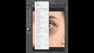 How to Removed Dark Circle #shorts #photoshop