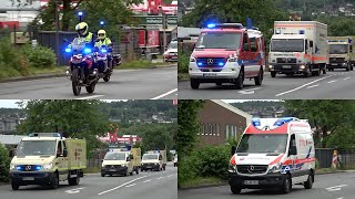 Betreuungsplatz-Bereitschaft 500 des Ennepe-Ruhr-Kreises auf Einsatzfahrt