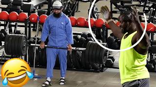 PowerLifter Pretends To Be A CLEANER | Anatoly Gym Prank