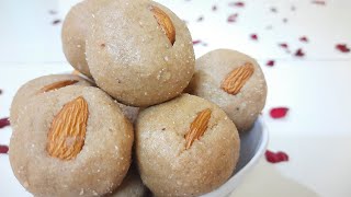 आटे के लडडु  ना चीनी  ,ना चाशनी, आसान रेसिपी/Healthy  wheat flour laddu