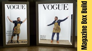 I Built a Vogue Booth in a Magazine Box and Here's How I did it