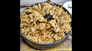 Biryani!!! Try this Easy Mushroom Biryani | #shorts