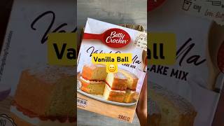 Ide Camilan Manis, Vanilla Ball #shorts #snackrecipe