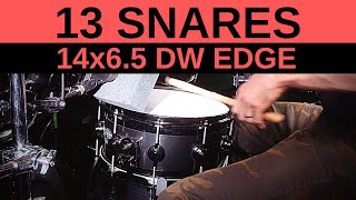 14 x 6.5 DW EDGE Snare Drum (Processed + Raw Comparison)