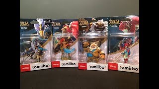 The Legend Of Zelda Breath Of The Wild Champions Amiibo Unboxing