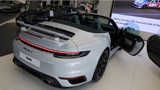 911 Turbo S Cabriolet 2024 Ice Grey Metallic & Agate grey Metallic Porsche