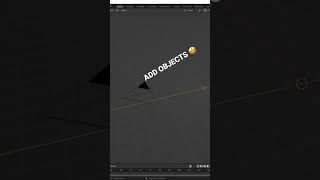 How to Add Objects in your Blender Scene 🤩 #shorts