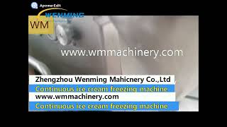 Continuous ice cream freezing machine  Industrial Continuous Freeze Ice Cream Machine